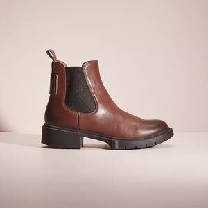 Coach Brown Leather Chelsea Boots 5B